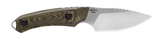 Buck 0662BRS 662 Alpha Scout Pro Fixed Blade Hunter Knife S35VN Drop Point Layered Gorge Patterned Richlite Handles NEW