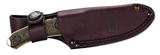 Buck 0662BRS 662 Alpha Scout Pro Fixed Blade Hunter Knife S35VN Drop Point Layered Gorge Patterned Richlite Handles NEW