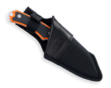 Buck 0664ORG 664 Alpha Hunter Select Hunting Knife 420HC Orange GFN with Inlay USA