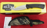 Buck 0679BKG 679 Bucklite MAX Hunting Knife Black Rubber Handle Camo Sheath Guthook USA