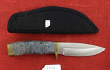 Buck 0692 692 Vanguard Hunting Knife Gray Rubber USA Salesman Sample Lot#691-4
