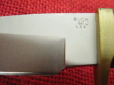 Buck 0691 691-BK Zipper 1998 Guthook Hunting Knife Fixed Blade Rubber 420HC USA NOS Lot#691-7