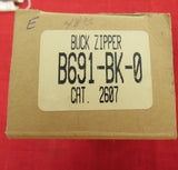 Buck 0691 691-BK Zipper 1998 Guthook Hunting Knife Fixed Blade Rubber 420HC USA NOS Lot#691-7
