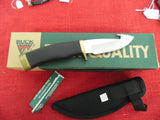 Buck 0691 691-BK Zipper 1998 Guthook Hunting Knife Fixed Blade Rubber 420HC USA NOS Lot#691-7