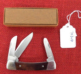 Buck 0703 703 Colt Wood Handle Pocket Knife 3 Blade USA Made Brown Box Lot#703-16