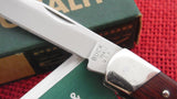 Buck 0703 703 Colt RARE w/ 704 Blade Wood Handle Pocket Knife 3 Blade 420HC USA Made 1998 Lot#703-8