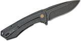 Buck 0713CPS Ruckus D2 Drop Point Flipper Knife Framelock Stonewashed