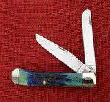 Case 75830 Trapper Knife Hunter Green Deep Canyon Jig Bone USA Made 6254 SS