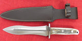 Puma IP Knife 812321 El Ibice Large Double Sided Dagger Staghorn NOS