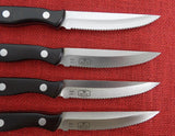 Buck 0936BKS 936 Set of 4 Steak Knives 2010 Paperstone 1-UNMARKED Lot#BU-448