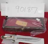 Buck 0903 903 Bowie Knife 2015 Bass Pro Grand Opening Moncton New Brunswick Elk Stag Salesman Sample Lot#BU-282