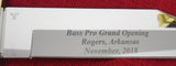 Buck 0903 903 Bowie Knife 2015 Bass Pro Grand Opening Rogers AR Elk Stag Salesman Sample lot#BU-336