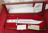Buck 0903 903 Bowie Knife 2015 Bass Pro Grand Opening Rogers AR Elk Stag Salesman Sample lot#BU-336