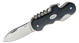 Columbia River CRKT 6925 Triple Play Slipjoint Knife Corkscrew Pakkawood Handle
