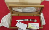Buck 0532PESLE 523PESLE 532 Michael Prater Bucklock Knife Painted Pony #45/100 USA 2011 Pearl/Bloody Jasper Display Model Lot#532-94