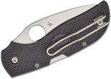 Spyderco C152SGY Chaparral Knife Gray FRN Serrated CTS-XHP