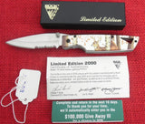 Buck 0175-S1 175 Lightning Limited Edition Knife Artist Series Deer Scene USA Made 2000 Lot#BU-265-L