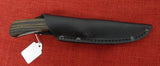 Buck 0101BRS 101 Fixed 110 Hunter Knife 420HC Leather Sheath USA Made 2017 Dymondwood Handle Lot#BU-383