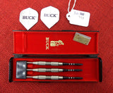 Buck Knife Darts Legend Series 1990 Steel Tips 90% Nickel Tungsten Barrel Aluminum Shafts BU-439
