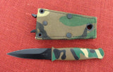 Gerber Camo Guardian Boot Knife Stainless w/ Camp Nylon Sheath VERY NICE