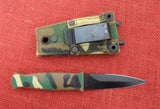 Gerber Camo Guardian Boot Knife Stainless w/ Camp Nylon Sheath VERY NICE