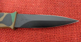 Gerber Camo Guardian Boot Knife Stainless w/ Camp Nylon Sheath VERY NICE