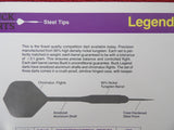 Buck Knife Darts Legend Series 1990 Steel Tips 90% Nickel Tungsten Barrel Aluminum Shafts BU-438