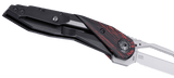 Columbia River CRKT 5702 Nucleus Frame Lock Flipper Knife Red & Black G10 Princeton Wong