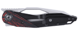 Columbia River CRKT 5702 Nucleus Frame Lock Flipper Knife Red & Black G10 Princeton Wong