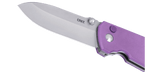 Columbia River CRKT 2495P Squid XM Button Lock Knife Purple G10 Lucas Burnley