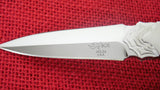 Buck 0205 205 Koji Hara Dagger "Stone-Step" Handle w/ Burlwood Inserts ATS-34 Fixed Blade Knife USA Lot#SB-koji