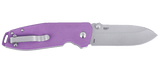 Columbia River CRKT 2495P Squid XM Button Lock Knife Purple G10 Lucas Burnley
