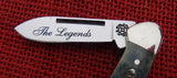 Case XX Select 62132 SS Baby Butterbean The Legends Etched Smooth Bone USA 2001