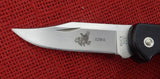 Buck 0422 422 Bucklite 1987 Early Black Handle Knife Iowa Hawkeyes USA Lot#LT-30