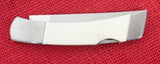 Gerber Folding Sportsman II Knife Scrimshaw Running Deer Buck Micarta Lot#MK-43