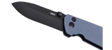 Columbia River CRKT 2495G Squid XM Button Lock Knife G10 Handle Lucas Burnley