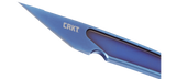 Columbia River CRKT 7068 HangTi Fixed Blue Titanium Integral Neck Knife  Richard Rodgers