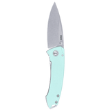 Columbia River CRKT 2522B Tuna Compact Frame Lock Knife Aqua Blue G10 Lucas Burnley
