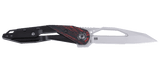 Columbia River CRKT 5702 Nucleus Frame Lock Flipper Knife Red & Black G10 Princeton Wong