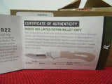 Remington R50033 Silver Bullet Knife 2019 Buck Made 532 Bucklock Ivory Paper Micarta 420HC USA Lot#BU-297