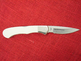 Remington R50033 Silver Bullet Knife 2019 Buck Made 532 Bucklock Ivory Paper Micarta 420HC USA Lot#BU-297