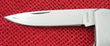 Gerber 7621 250B Silver Knight Knife 1982-1993 Wood Handle 2 Blade Japan Lot#MK-49