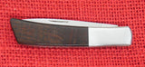Gerber 7621 250B Silver Knight Knife 1982-1993 Wood Handle 2 Blade Japan Lot#MK-49