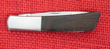 Gerber 7621 250B Silver Knight Knife 1982-1993 Wood Handle 2 Blade Japan Lot#MK-49