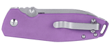 Columbia River CRKT 2495P Squid XM Button Lock Knife Purple G10 Lucas Burnley