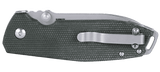 Columbia River CRKT 2495GR Squid XM Button Lock Knife D2 Green Burlap Micarta Lucas Burnley