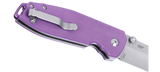 Columbia River CRKT 2495P Squid XM Button Lock Knife Purple G10 Lucas Burnley