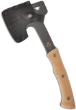 Buck 0106BRS1 106 Compadre Axe Knife 5160 Blade Micarta Handle Leather Sheath USA 106BRS1