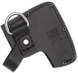 Buck 0106BRS1 106 Compadre Axe Knife 5160 Blade Micarta Handle Leather Sheath USA 106BRS1
