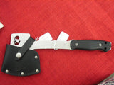 Buck 0106 106 Field Axe Hatchet Knife Deer Head Cutout Leather Sheath USA Made 2000 NEW NO BOX  Lot#106-8